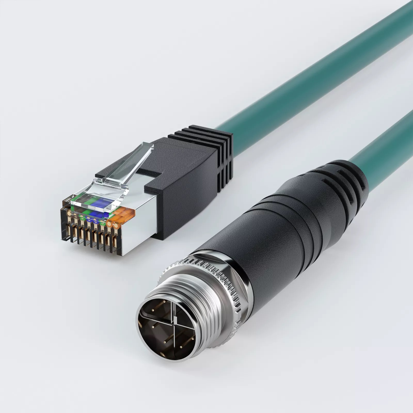 Cable M12 x-code a RJ45 GigE