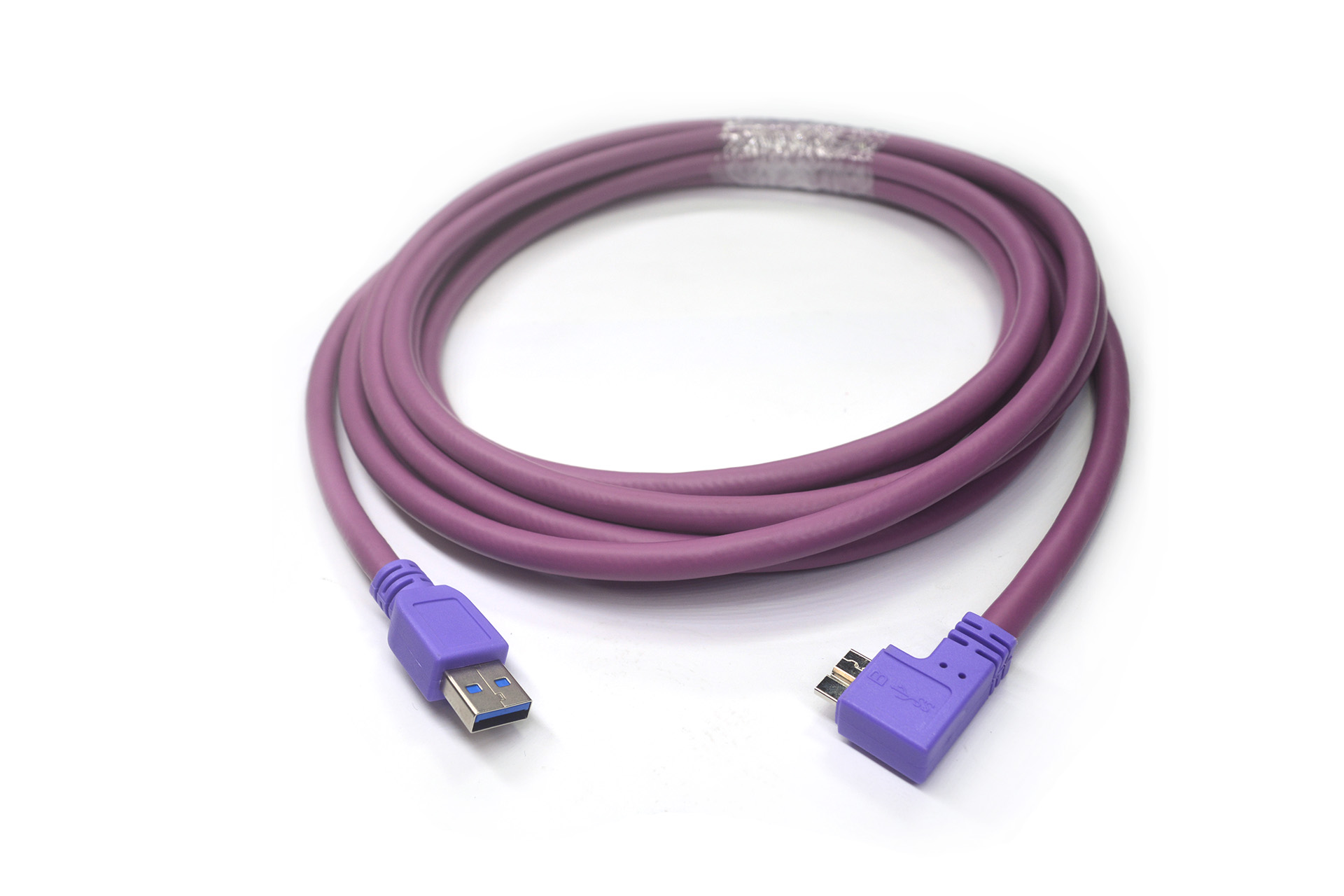 Cable de alta flexibilidad USB 3.0 a a ángulo micro – B