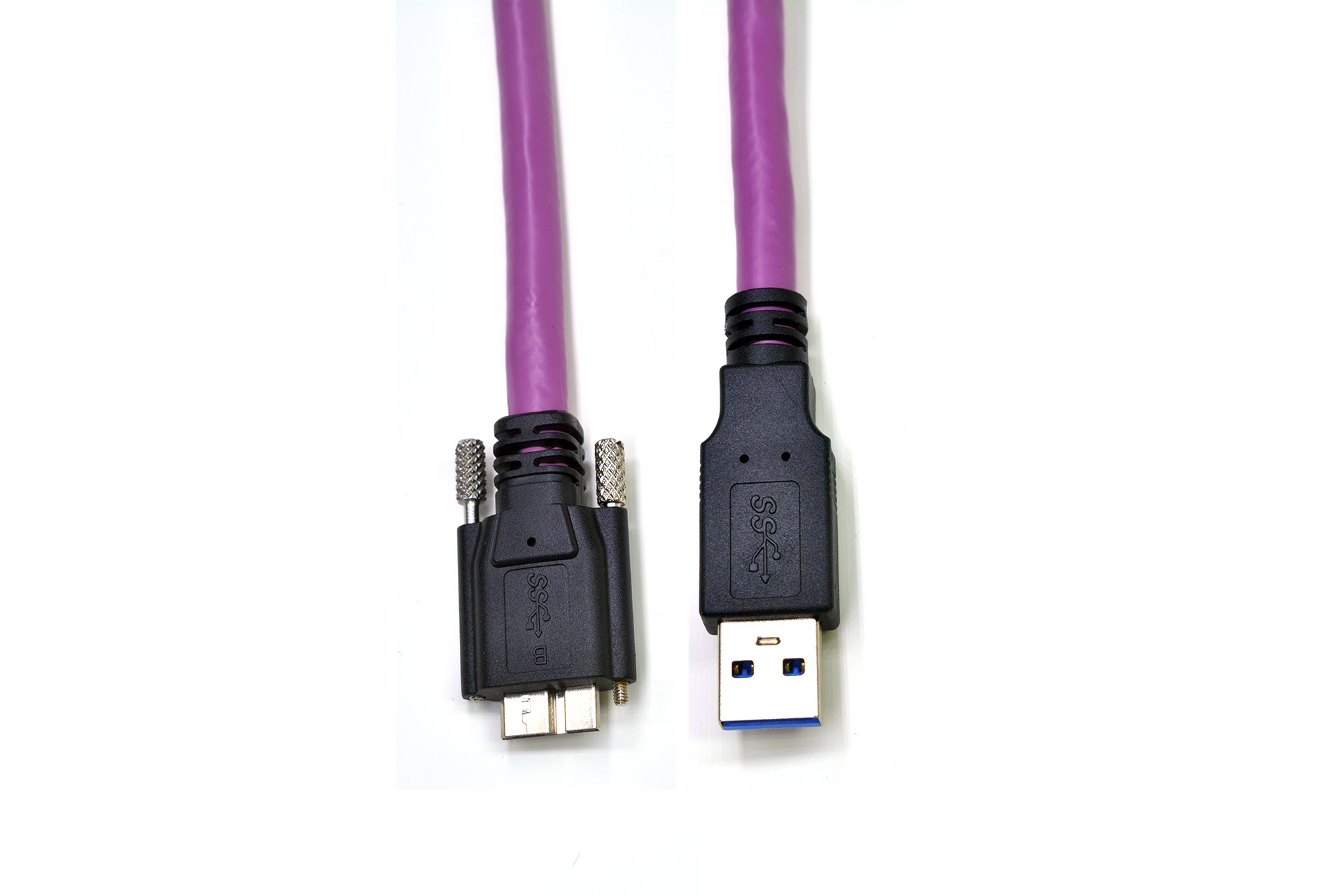 Cable USB 3.0 tipo a a micro – B con tornillo de bloqueo